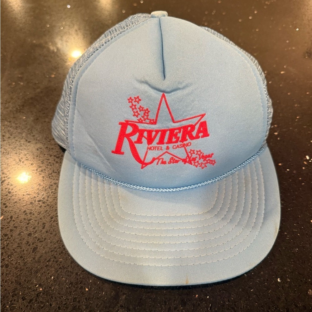 Riviera Hotel & Casino Blue Trucker Hat